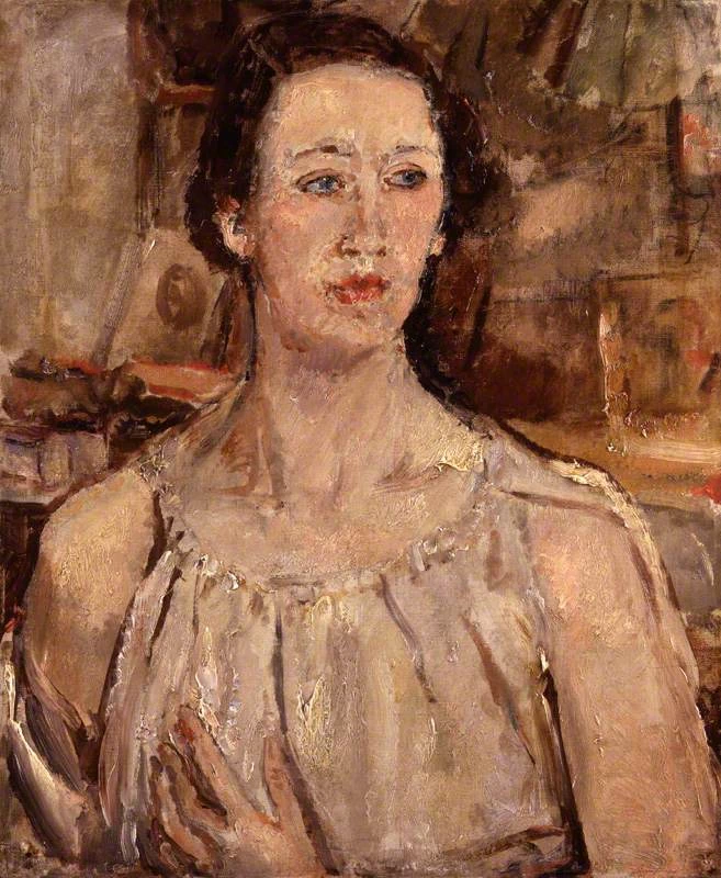 Ethel Walker - Ritratto di Flora Robson, National Portrait Gallery, Londra